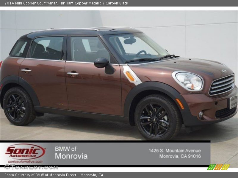 Brilliant Copper Metallic / Carbon Black 2014 Mini Cooper Countryman