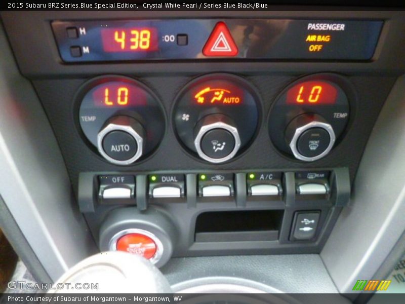 Controls of 2015 BRZ Series.Blue Special Edition