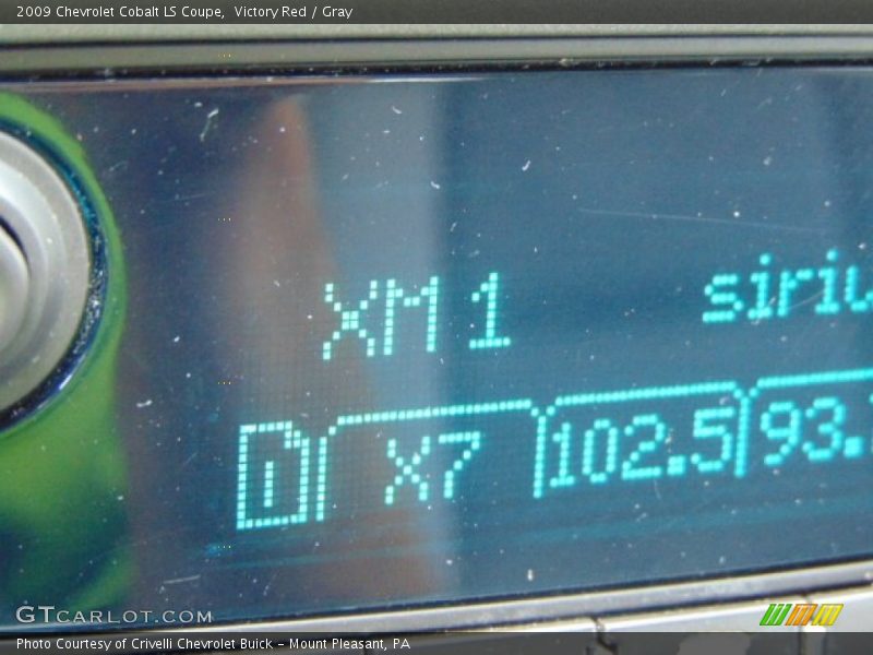 Victory Red / Gray 2009 Chevrolet Cobalt LS Coupe