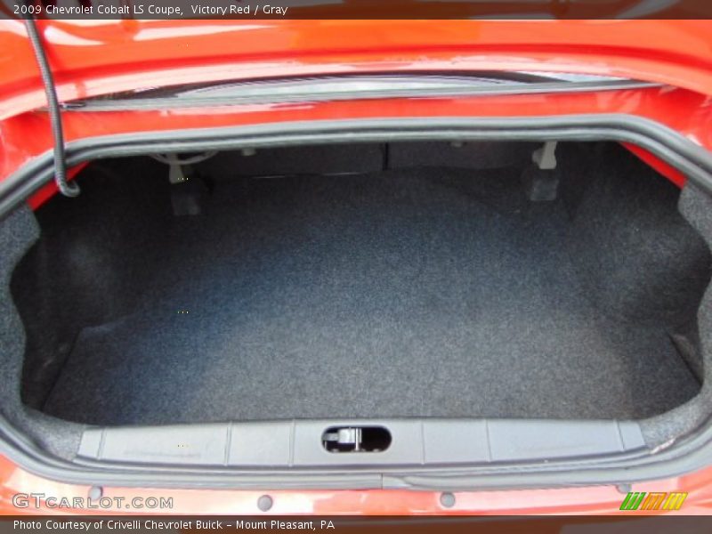 Victory Red / Gray 2009 Chevrolet Cobalt LS Coupe
