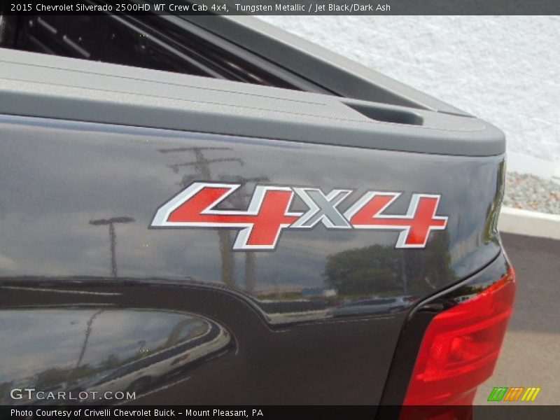 Tungsten Metallic / Jet Black/Dark Ash 2015 Chevrolet Silverado 2500HD WT Crew Cab 4x4
