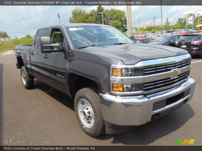 Tungsten Metallic / Jet Black/Dark Ash 2015 Chevrolet Silverado 2500HD WT Crew Cab 4x4