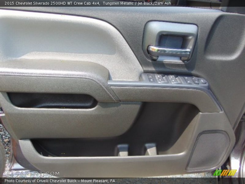 Tungsten Metallic / Jet Black/Dark Ash 2015 Chevrolet Silverado 2500HD WT Crew Cab 4x4