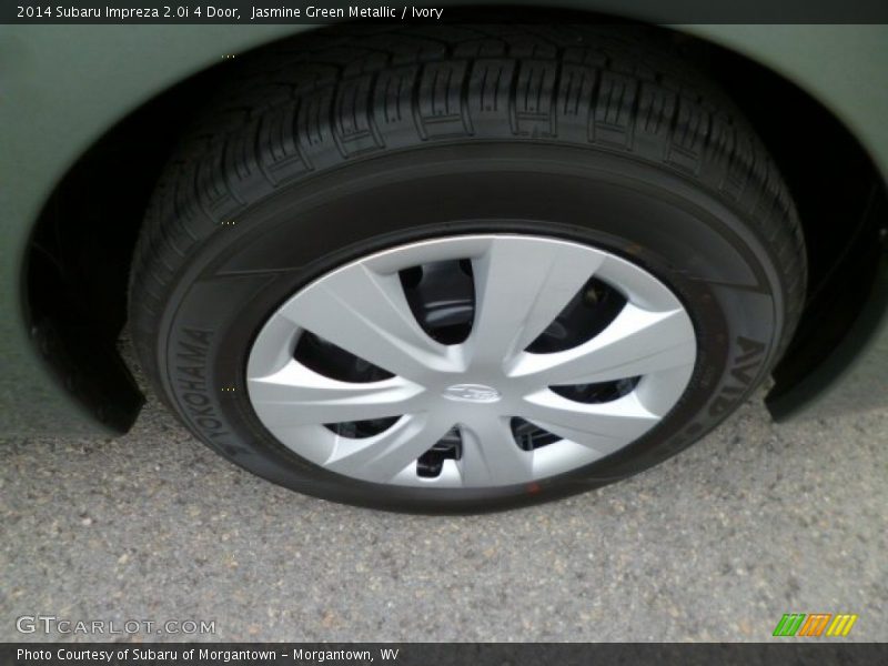 Jasmine Green Metallic / Ivory 2014 Subaru Impreza 2.0i 4 Door