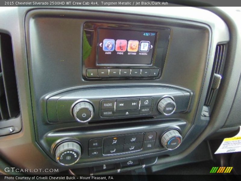 Tungsten Metallic / Jet Black/Dark Ash 2015 Chevrolet Silverado 2500HD WT Crew Cab 4x4