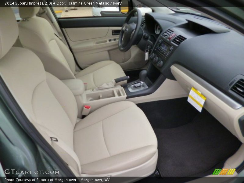 Jasmine Green Metallic / Ivory 2014 Subaru Impreza 2.0i 4 Door
