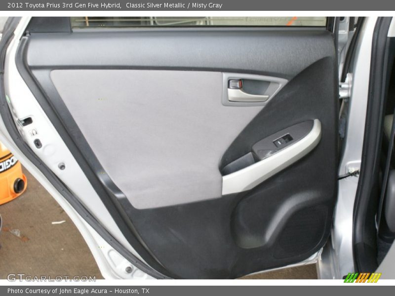 Classic Silver Metallic / Misty Gray 2012 Toyota Prius 3rd Gen Five Hybrid