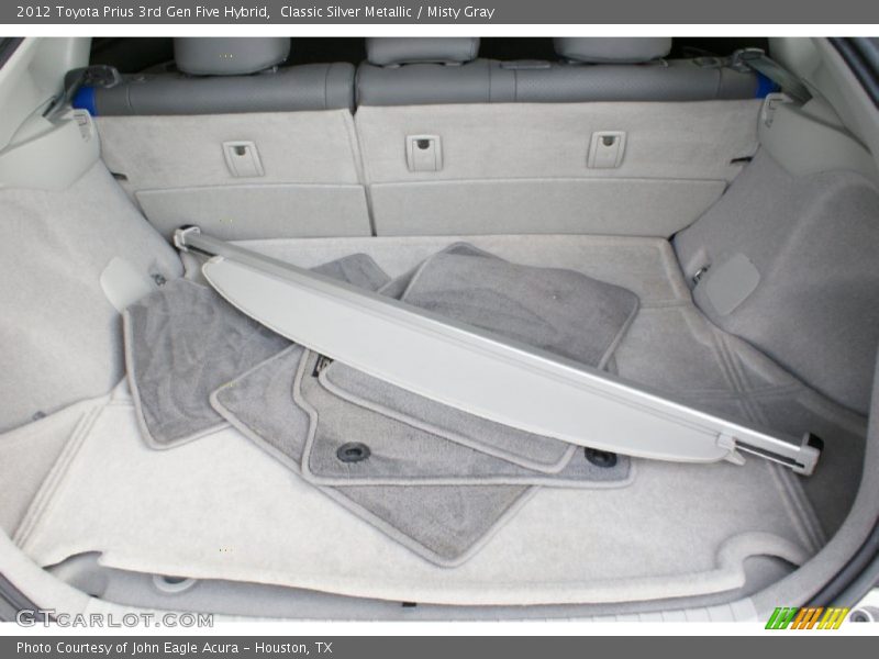 Classic Silver Metallic / Misty Gray 2012 Toyota Prius 3rd Gen Five Hybrid