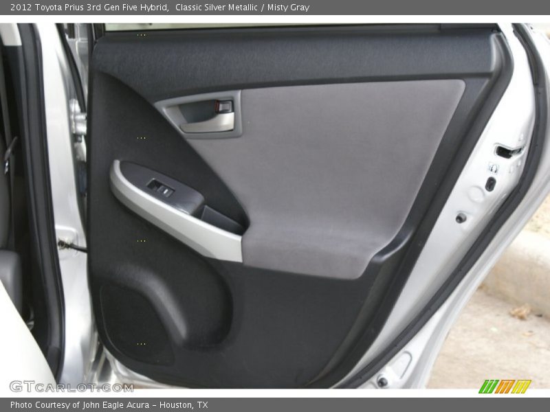 Classic Silver Metallic / Misty Gray 2012 Toyota Prius 3rd Gen Five Hybrid
