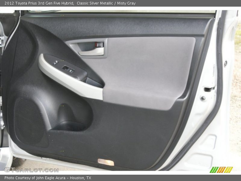 Classic Silver Metallic / Misty Gray 2012 Toyota Prius 3rd Gen Five Hybrid