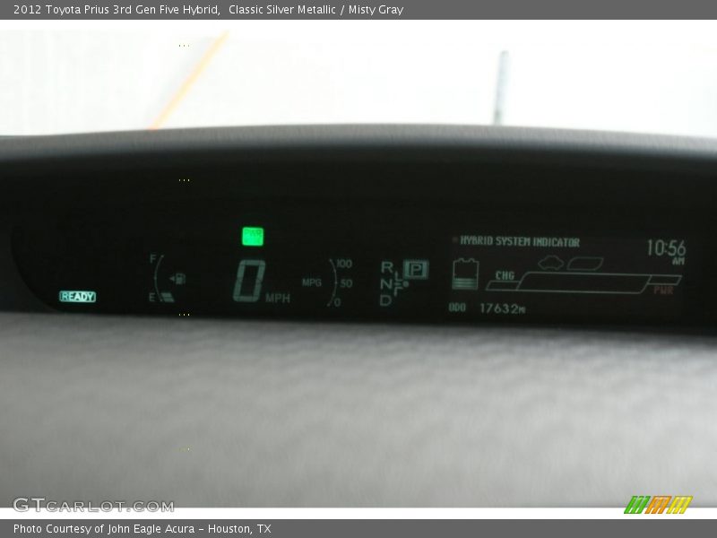 Classic Silver Metallic / Misty Gray 2012 Toyota Prius 3rd Gen Five Hybrid