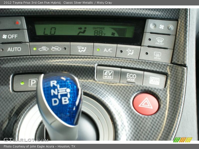 Classic Silver Metallic / Misty Gray 2012 Toyota Prius 3rd Gen Five Hybrid