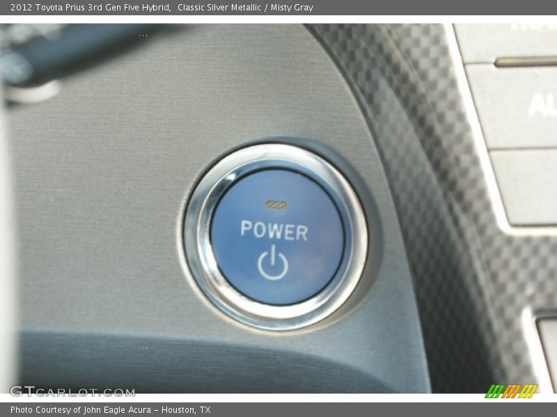 Classic Silver Metallic / Misty Gray 2012 Toyota Prius 3rd Gen Five Hybrid