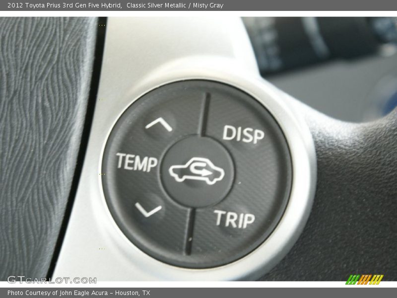Classic Silver Metallic / Misty Gray 2012 Toyota Prius 3rd Gen Five Hybrid