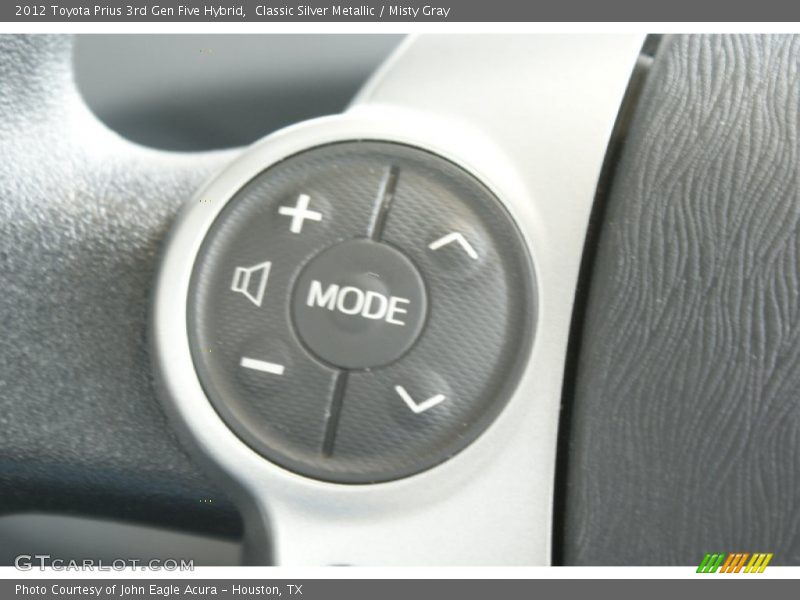 Classic Silver Metallic / Misty Gray 2012 Toyota Prius 3rd Gen Five Hybrid