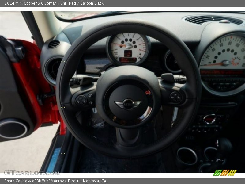 Chili Red / Carbon Black 2014 Mini Cooper S Clubman