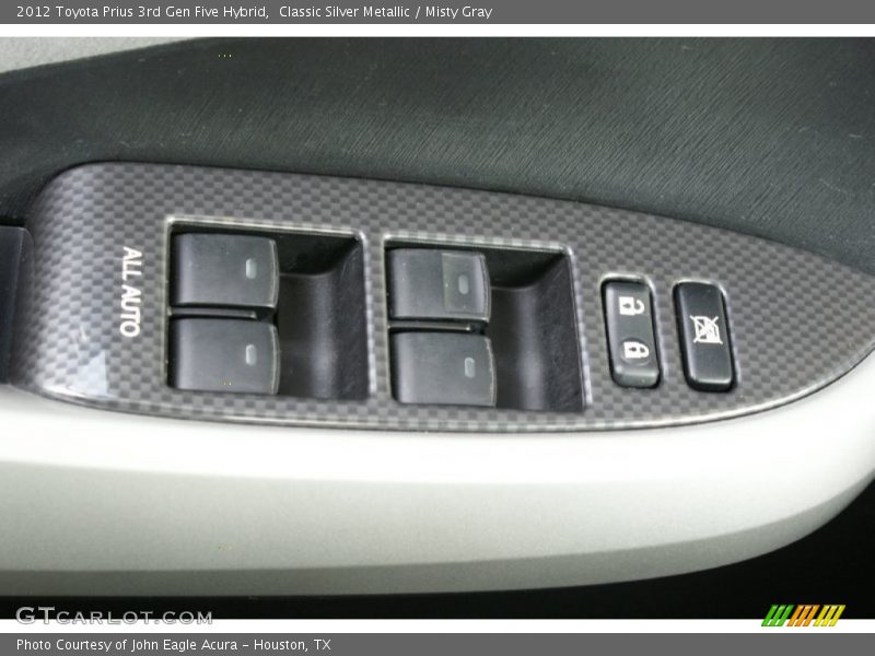 Classic Silver Metallic / Misty Gray 2012 Toyota Prius 3rd Gen Five Hybrid