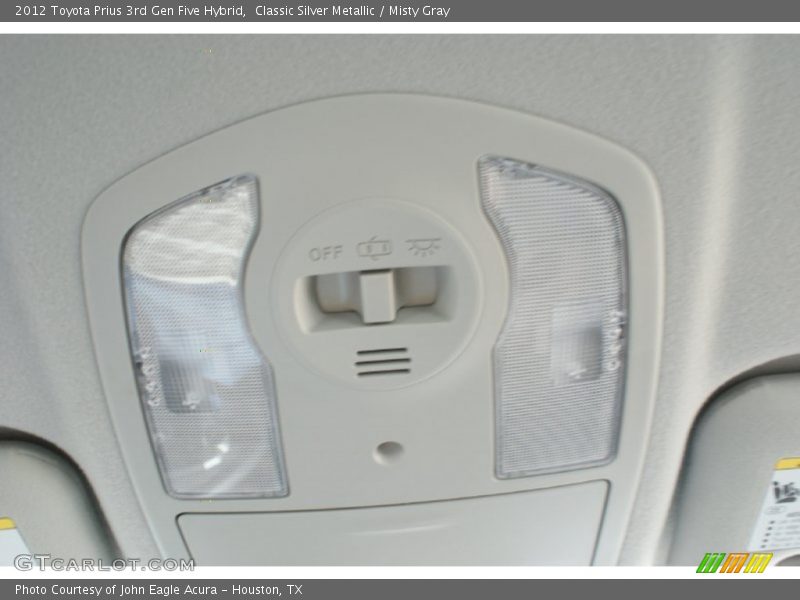 Classic Silver Metallic / Misty Gray 2012 Toyota Prius 3rd Gen Five Hybrid