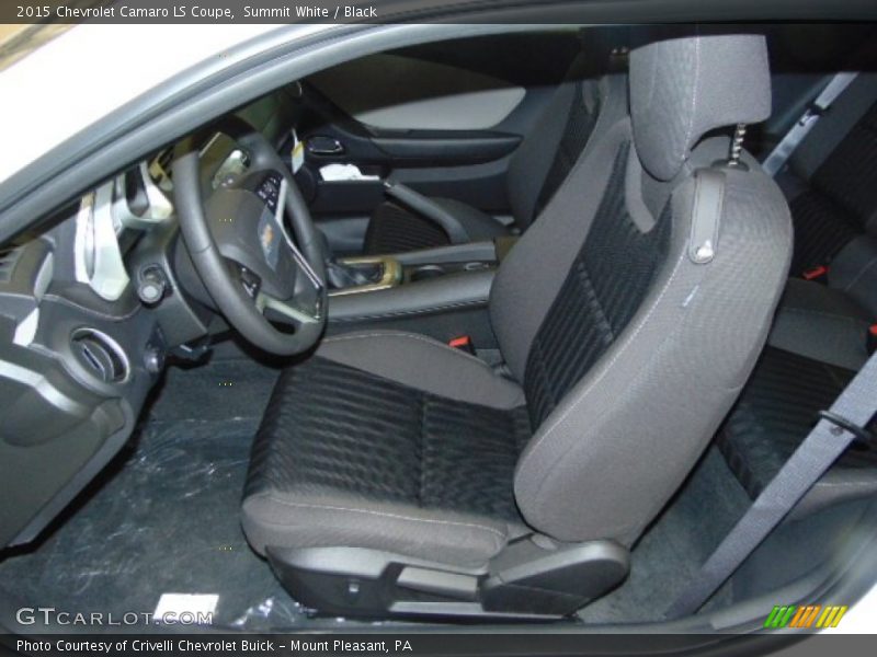 Summit White / Black 2015 Chevrolet Camaro LS Coupe
