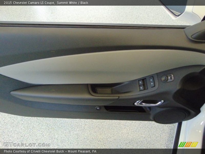 Summit White / Black 2015 Chevrolet Camaro LS Coupe
