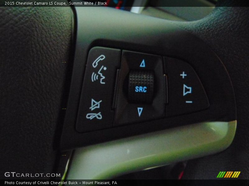 Controls of 2015 Camaro LS Coupe