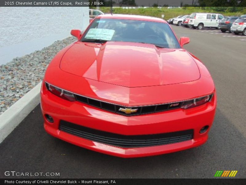 Red Hot / Black 2015 Chevrolet Camaro LT/RS Coupe