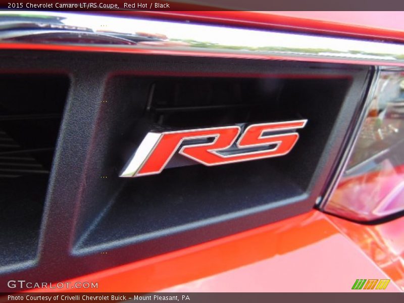 Red Hot / Black 2015 Chevrolet Camaro LT/RS Coupe