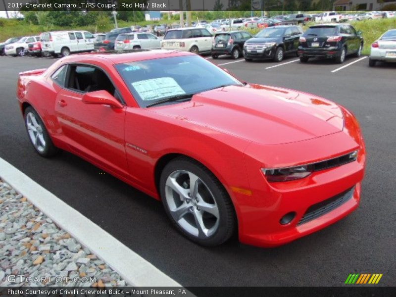 Front 3/4 View of 2015 Camaro LT/RS Coupe