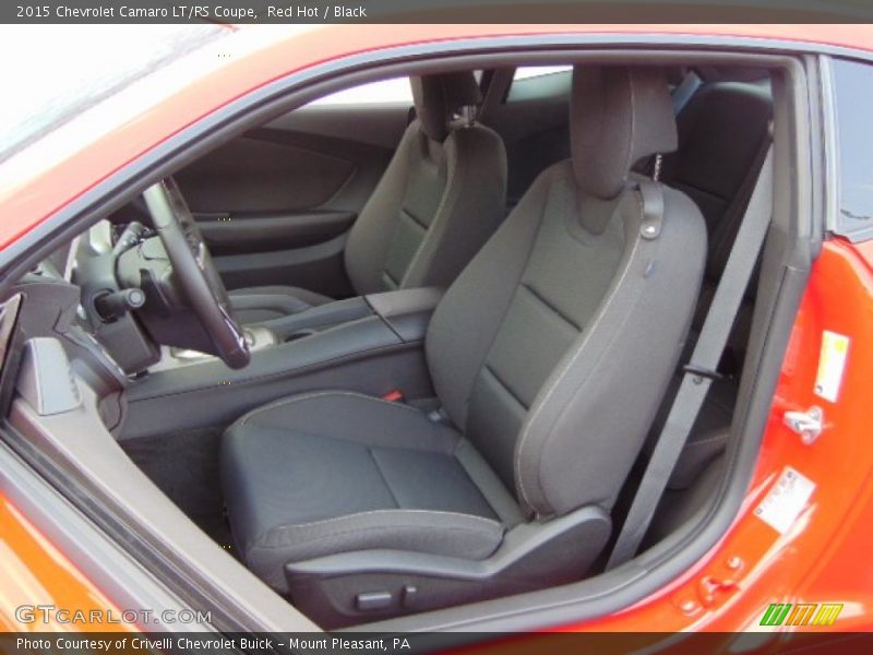 Front Seat of 2015 Camaro LT/RS Coupe
