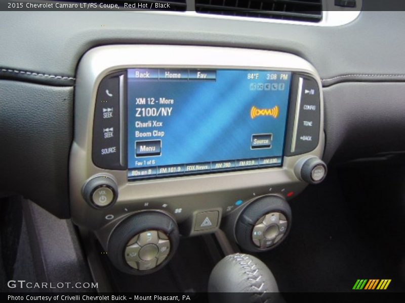 Controls of 2015 Camaro LT/RS Coupe