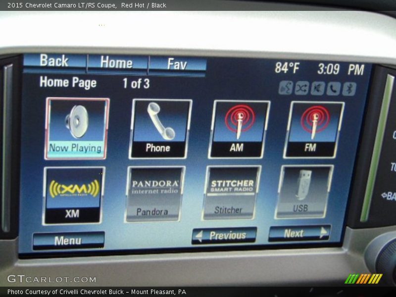 Red Hot / Black 2015 Chevrolet Camaro LT/RS Coupe