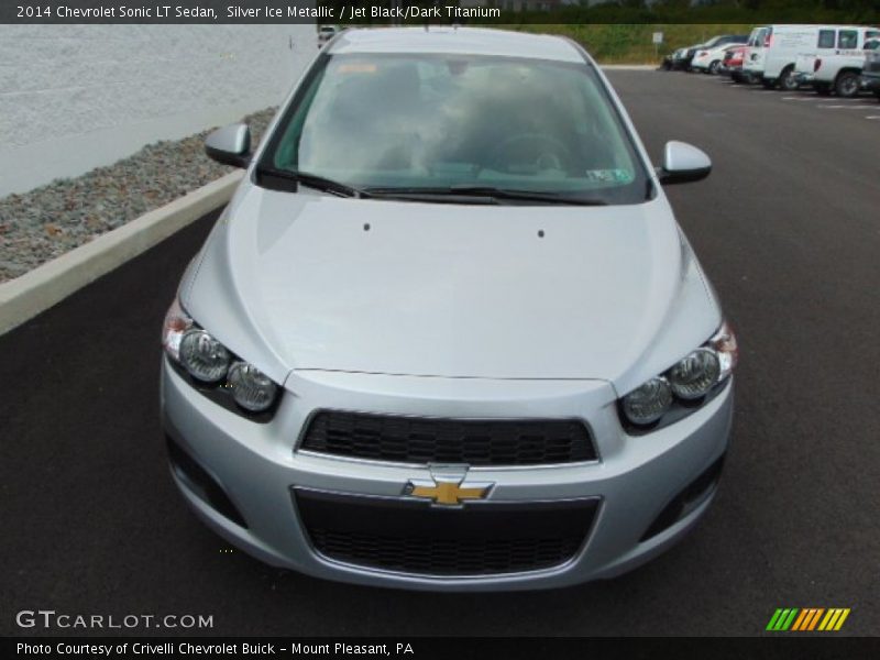 Silver Ice Metallic / Jet Black/Dark Titanium 2014 Chevrolet Sonic LT Sedan
