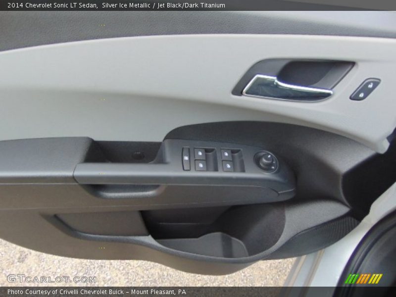 Silver Ice Metallic / Jet Black/Dark Titanium 2014 Chevrolet Sonic LT Sedan