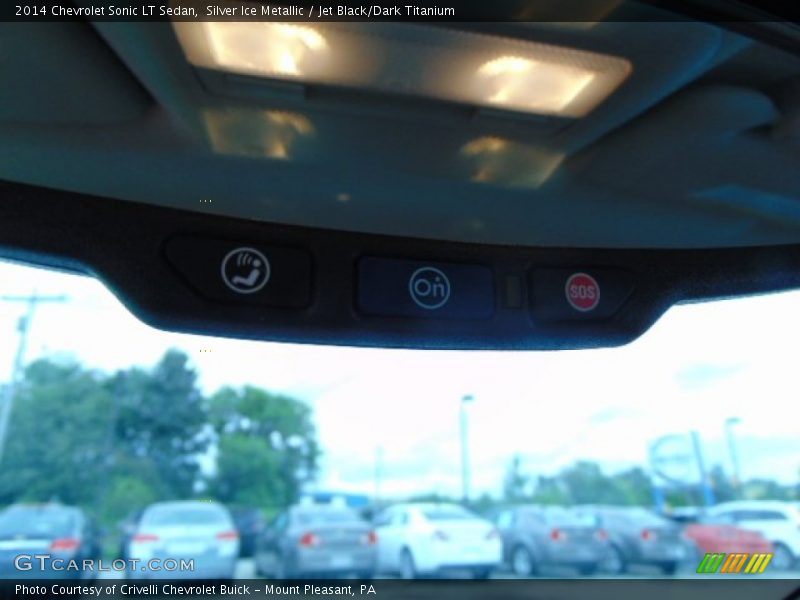 Silver Ice Metallic / Jet Black/Dark Titanium 2014 Chevrolet Sonic LT Sedan