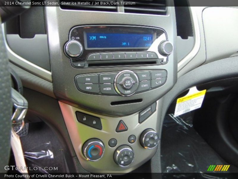 Silver Ice Metallic / Jet Black/Dark Titanium 2014 Chevrolet Sonic LT Sedan