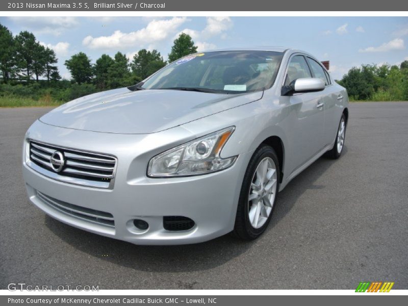 Brilliant Silver / Charcoal 2013 Nissan Maxima 3.5 S