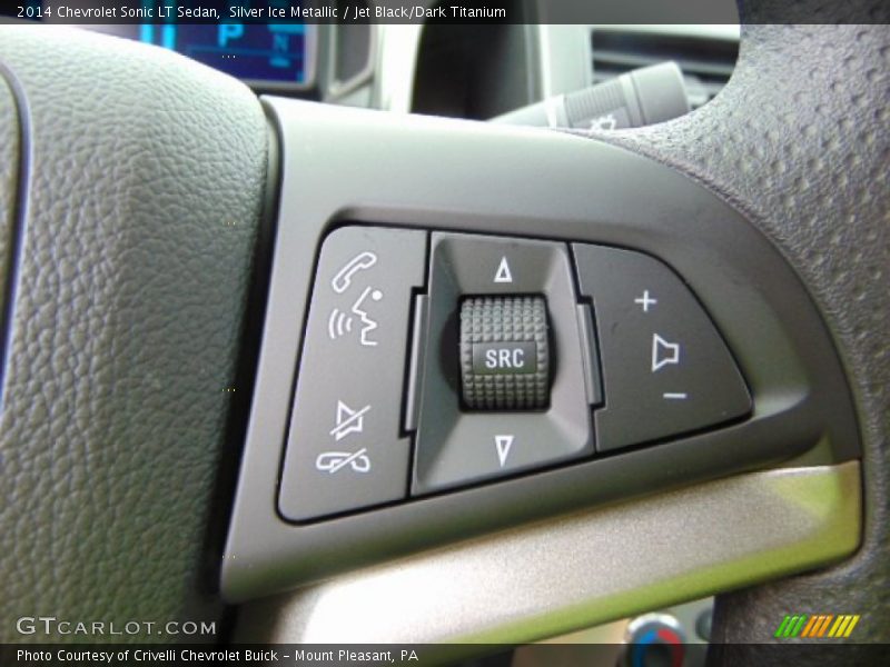 Silver Ice Metallic / Jet Black/Dark Titanium 2014 Chevrolet Sonic LT Sedan