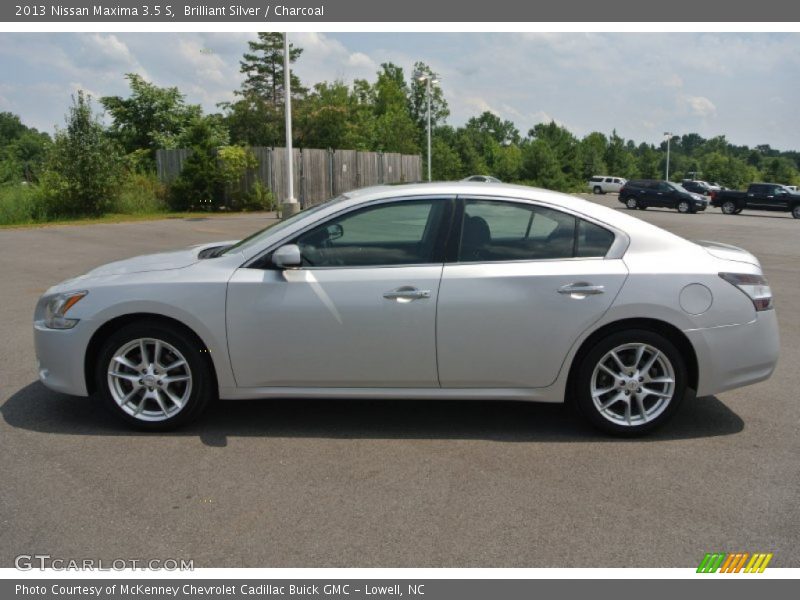 Brilliant Silver / Charcoal 2013 Nissan Maxima 3.5 S