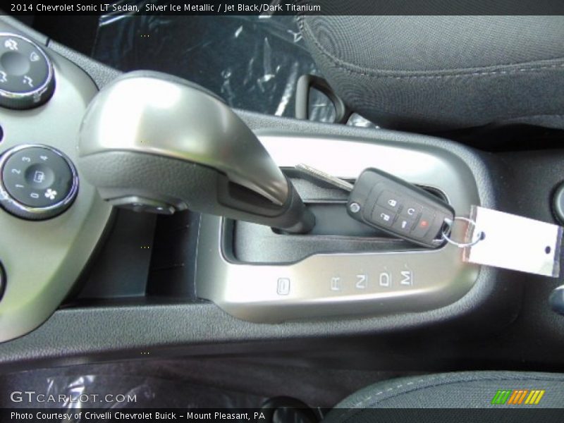 Silver Ice Metallic / Jet Black/Dark Titanium 2014 Chevrolet Sonic LT Sedan
