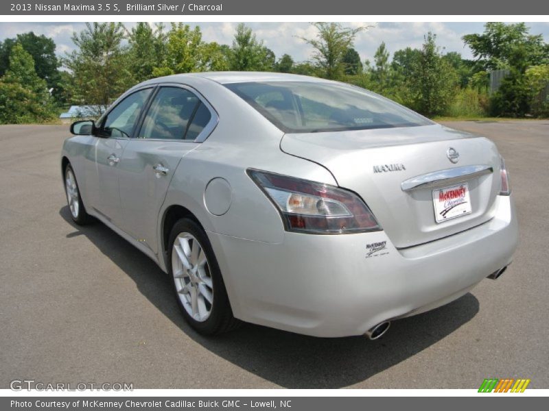 Brilliant Silver / Charcoal 2013 Nissan Maxima 3.5 S