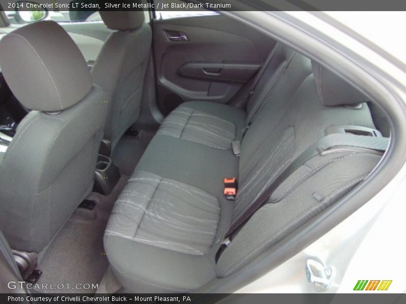 Silver Ice Metallic / Jet Black/Dark Titanium 2014 Chevrolet Sonic LT Sedan
