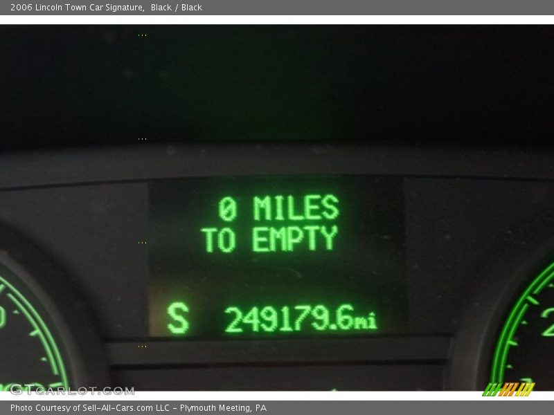 Black / Black 2006 Lincoln Town Car Signature