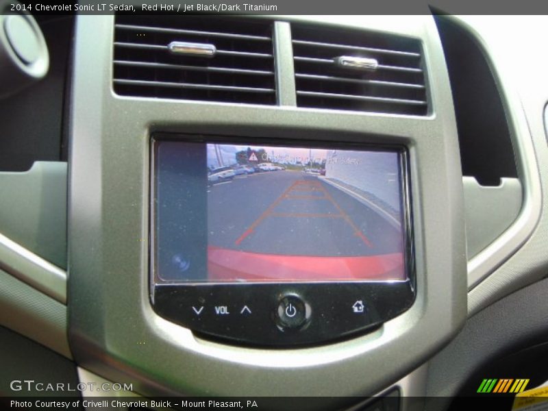 Red Hot / Jet Black/Dark Titanium 2014 Chevrolet Sonic LT Sedan