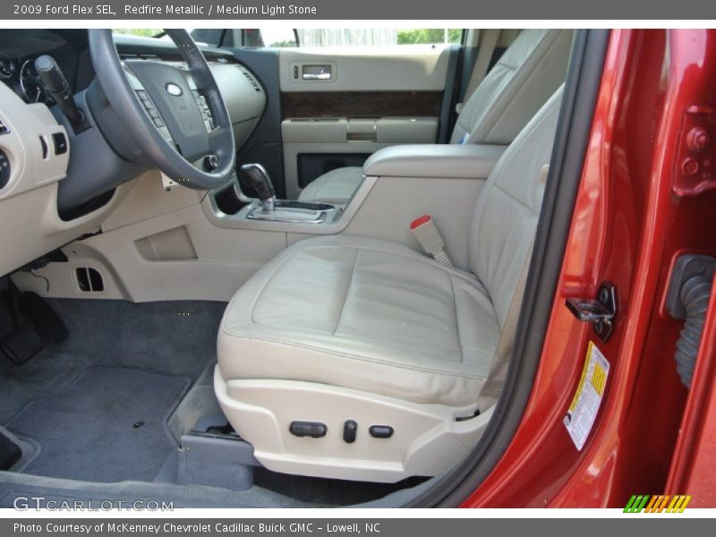 Redfire Metallic / Medium Light Stone 2009 Ford Flex SEL
