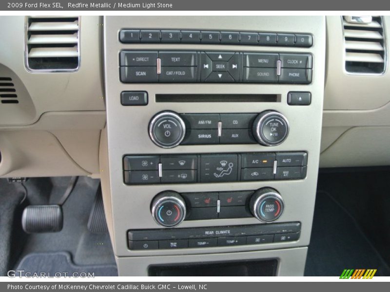 Redfire Metallic / Medium Light Stone 2009 Ford Flex SEL