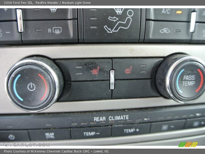 Redfire Metallic / Medium Light Stone 2009 Ford Flex SEL