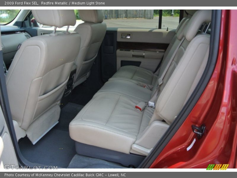 Redfire Metallic / Medium Light Stone 2009 Ford Flex SEL