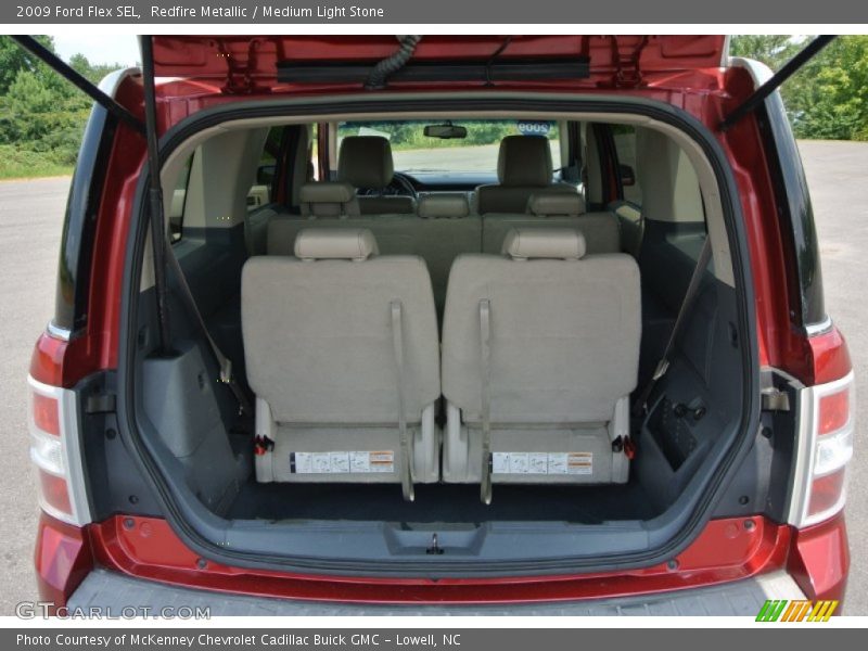 Redfire Metallic / Medium Light Stone 2009 Ford Flex SEL