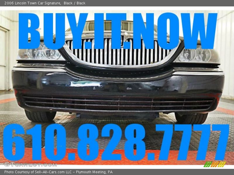 Black / Black 2006 Lincoln Town Car Signature