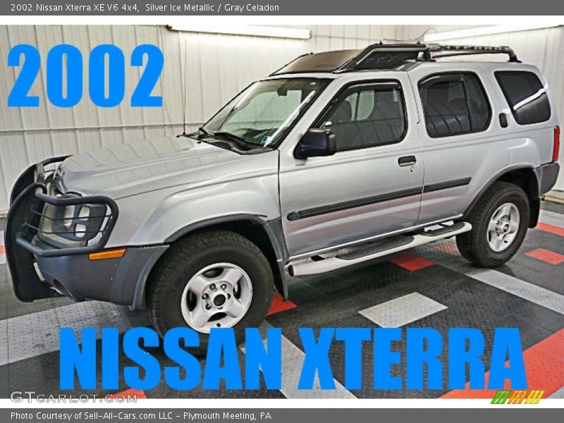 Silver Ice Metallic / Gray Celadon 2002 Nissan Xterra XE V6 4x4